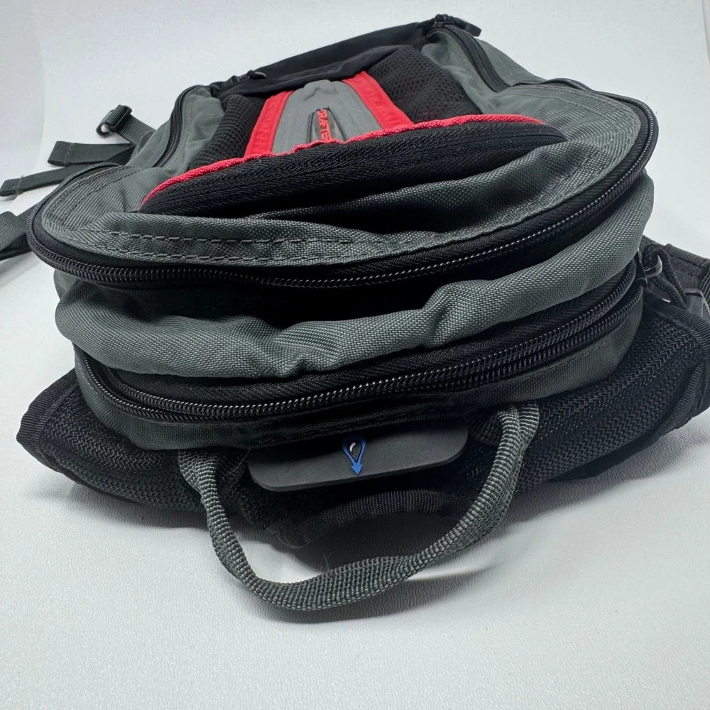 Dakine Drafter Backpack Red Gray Black Mountain Biking Hiking - No Hydrpack